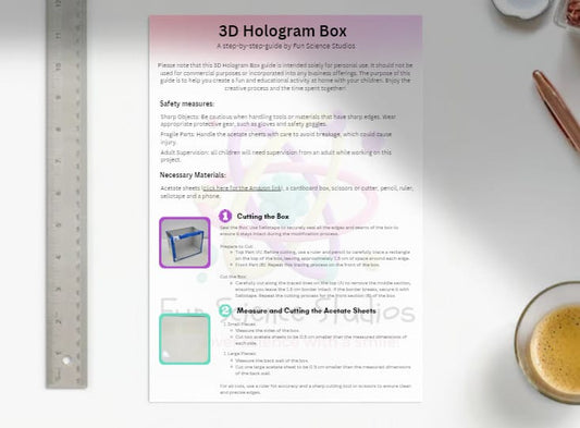 3D Hologram Box Guide - Digital PDF Guide